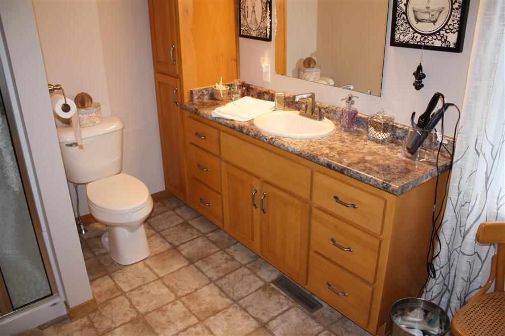 Blonde Bathroom & Vanity MTE Menominee Tribal Enterprises Millwork Division, Neopit