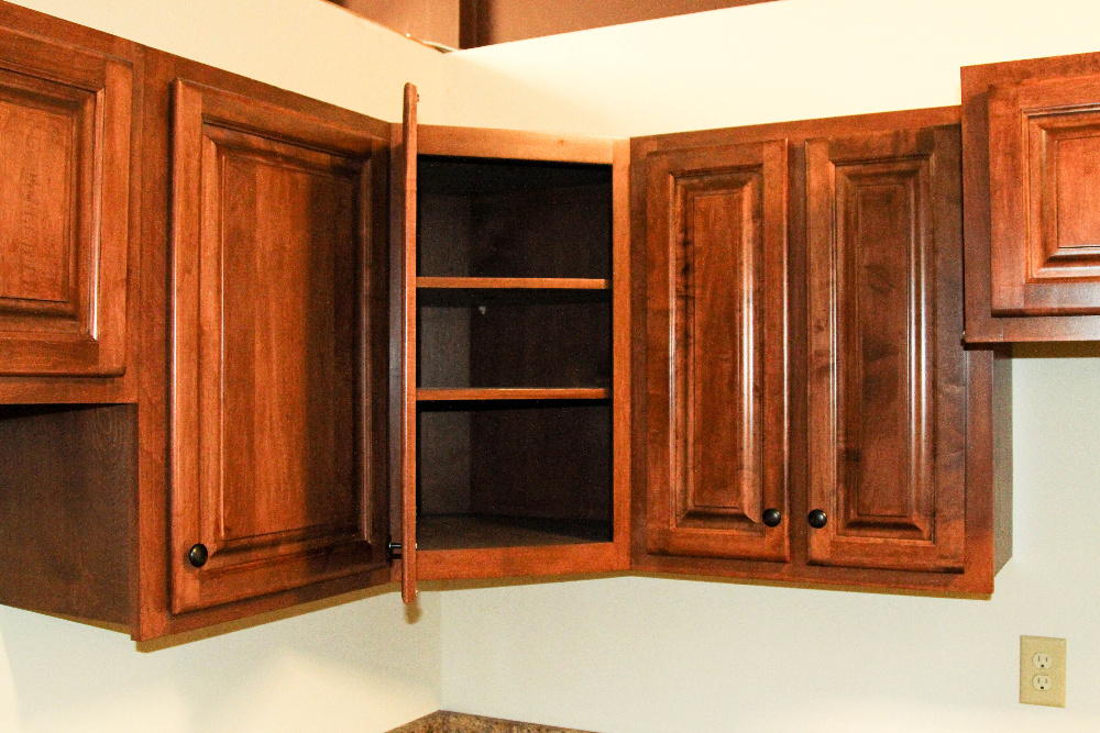 Corner Cupboard Shelving MTE Menominee Tribal Enterprises Millwork