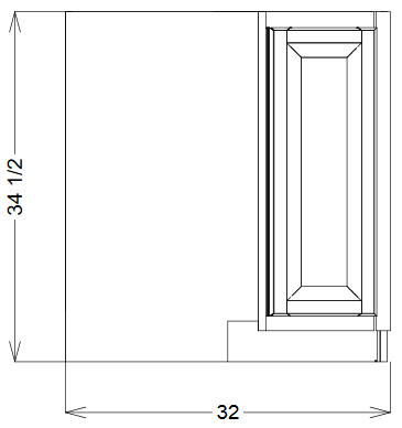 The Best Lazy Susan Cabinets made by Sustainable Wood from the