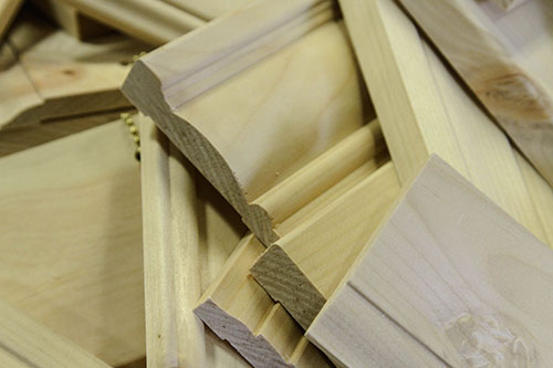 We sell a wide variety of moulding profiles Variety of Molding Profiles