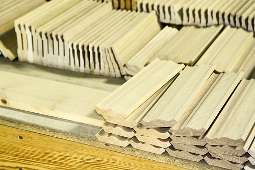 Quality wood crown mouldings cut at MTE Millwork Division Crown Mouldings